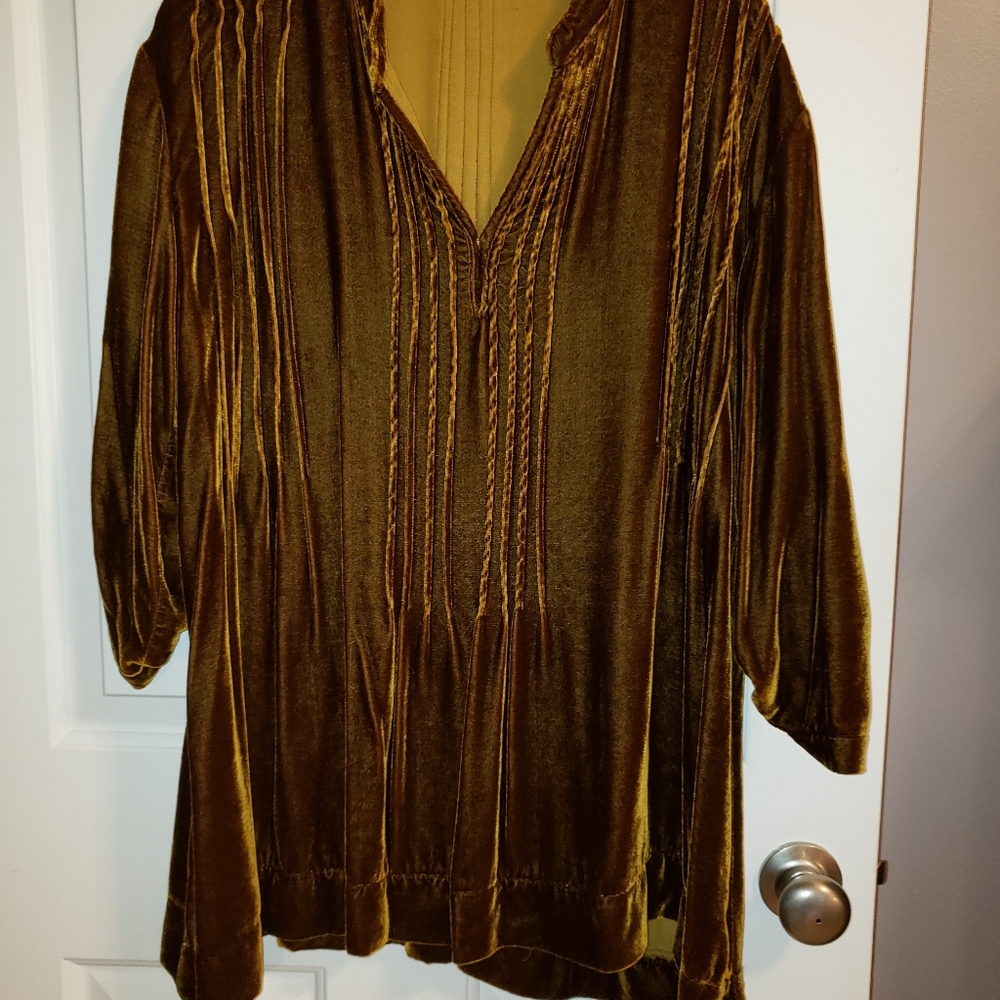 Copper Velvet Tunic